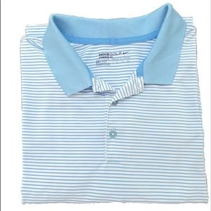 Nike Dri-FIT Striped Golf Shirt Size XXL